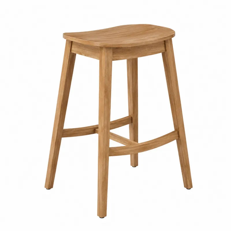 Stołek barowy z drewna dębowego 75 cm