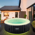 Arebos Spa Nadmuchiwane 208 cm, 6-osobowe z LED i Dyszami