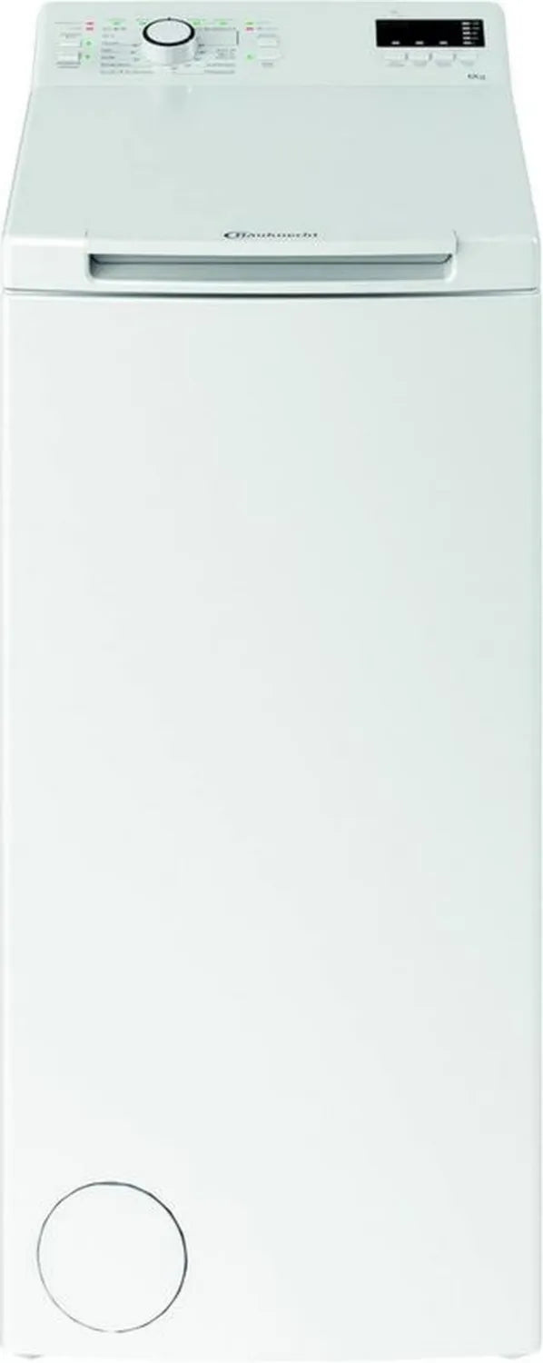Bauknecht WAT Smart Eco 6kg, Pralka Ładowana od Góry, 1200 obr./min, Program Szybki 30', Energooszczędna, FreshFinish, Intensywne Płukanie