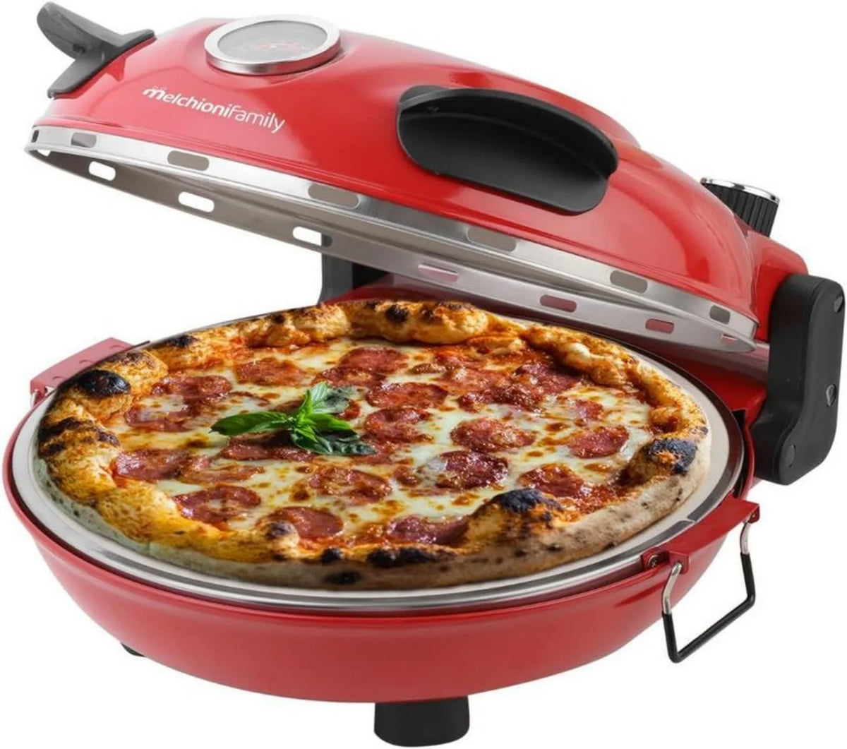 Piekarnik do Pizzy BELLA NAPOLI Plus z Talerzem Ogniotrwałym, 1300 W