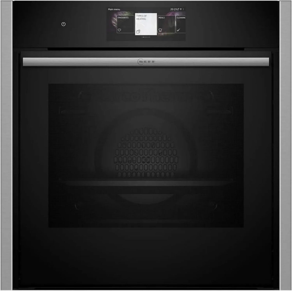 NEFF B64CT73N0 piekarnik do zabudowy 60x60 cm, czarny, Slide&Hide, wyświetlacz TFT dotykowy, termometr smażenia, Soft Open & Close