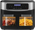 Dwukomorowy Airfryer XXL 12L z Ekranem LED i 10 Programami
