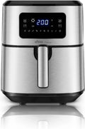 Bezolejowa frytkownica powietrzna Ufesa Falcon 6,5 L, stal nierdzewna, 1700 W, 8 programów, technologia Air Pulse