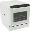 Przenośna mini zmywarka 1100 W, 4 programy, 6L zbiornik, cicha 52 dB, dotykowy panel LED