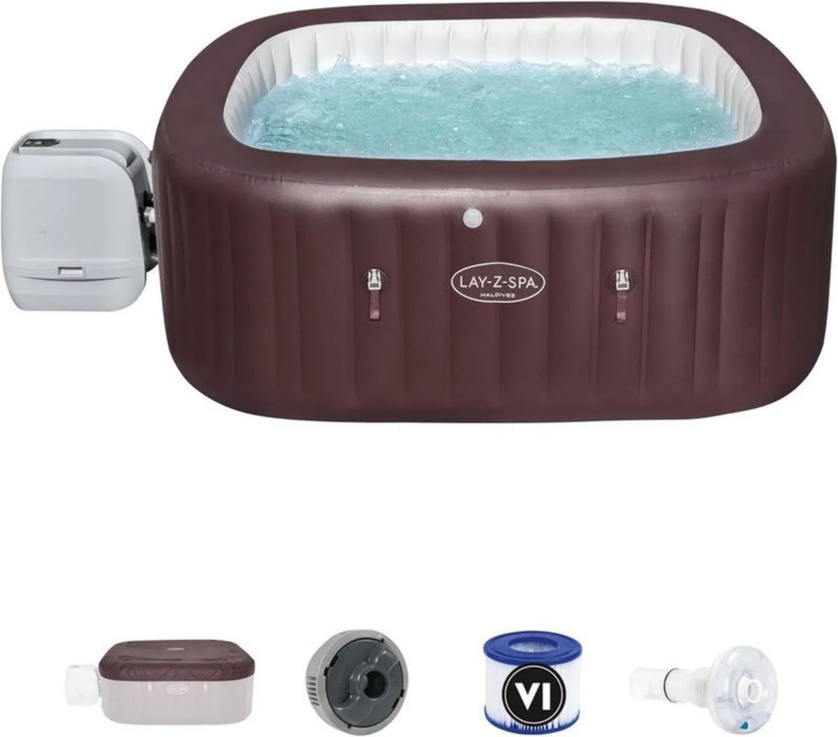 Bestway Lay-Z-Spa Maldives Hydrojet Pro, 201x201x80 cm