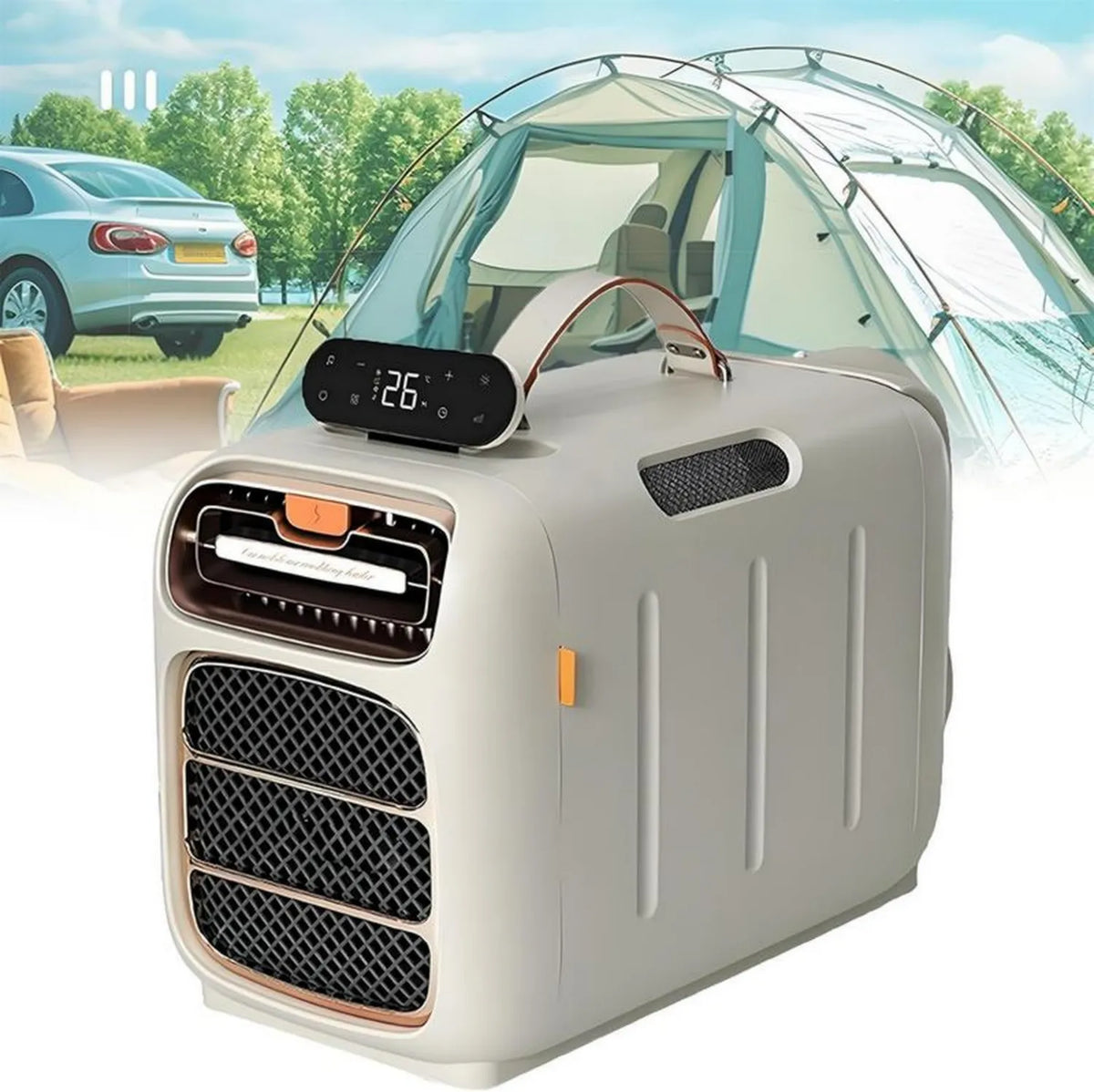 Mobilny Klimatyzator 5121 BTU 24V do Przyczepy, Chłodzenie i Grzanie, Osuszacz, Timer