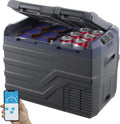 Przenośna lodówka kompresorowa VEVOR 32L, dwustrefowa, do samochodu i kempingu, 12/24V DC, 100-240V AC