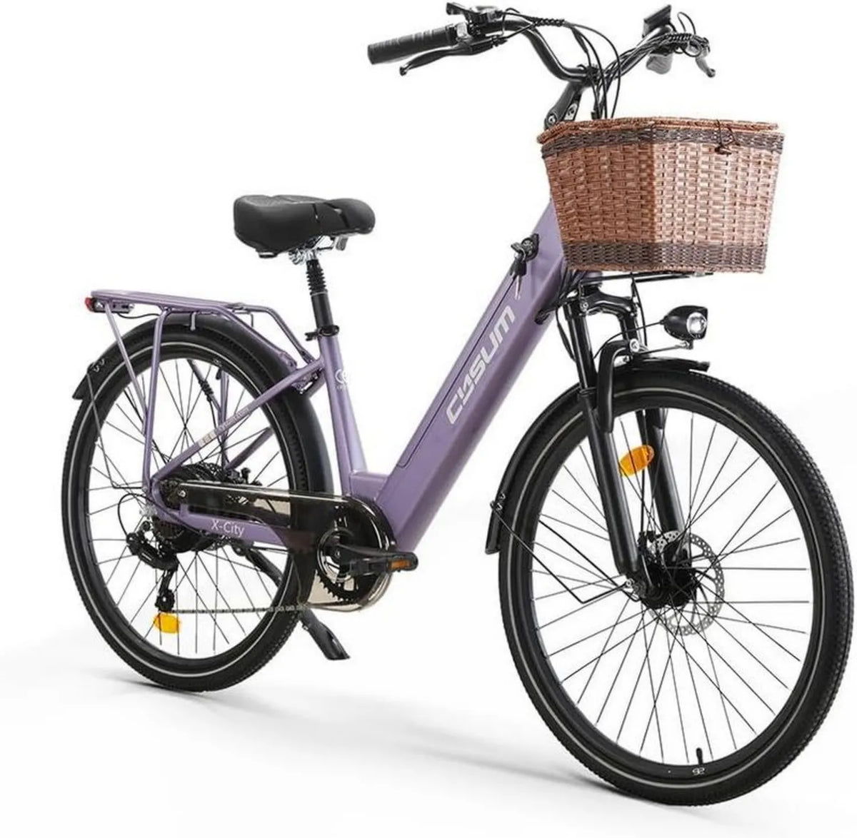 Elektryczny rower miejski cysum X-City 26', 48 V 10,4 Ah, zasięg do 80 km
