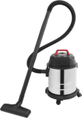 Przemysłowy odkurzacz 1500W do mokrego i suchego czyszczenia, 20L, stal nierdzewna, bezworkowy