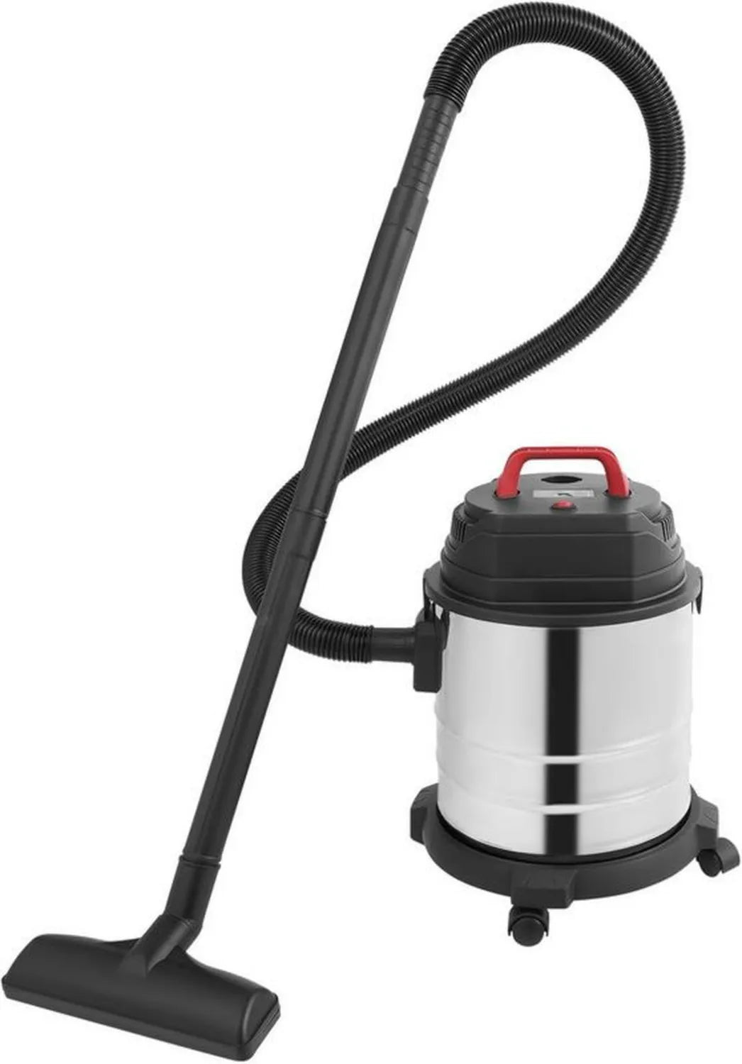Przemysłowy odkurzacz 1500W do mokrego i suchego czyszczenia, 20L, stal nierdzewna, bezworkowy