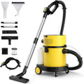 COSTWAY Przemysłowy Odkurzacz 4-w-1 1200W, Mokro-Sucho, 17KPA, 24L Z Pojemnikiem, Filtr HEPA, Zdalne Sterowanie, 9 Akcesoriów
