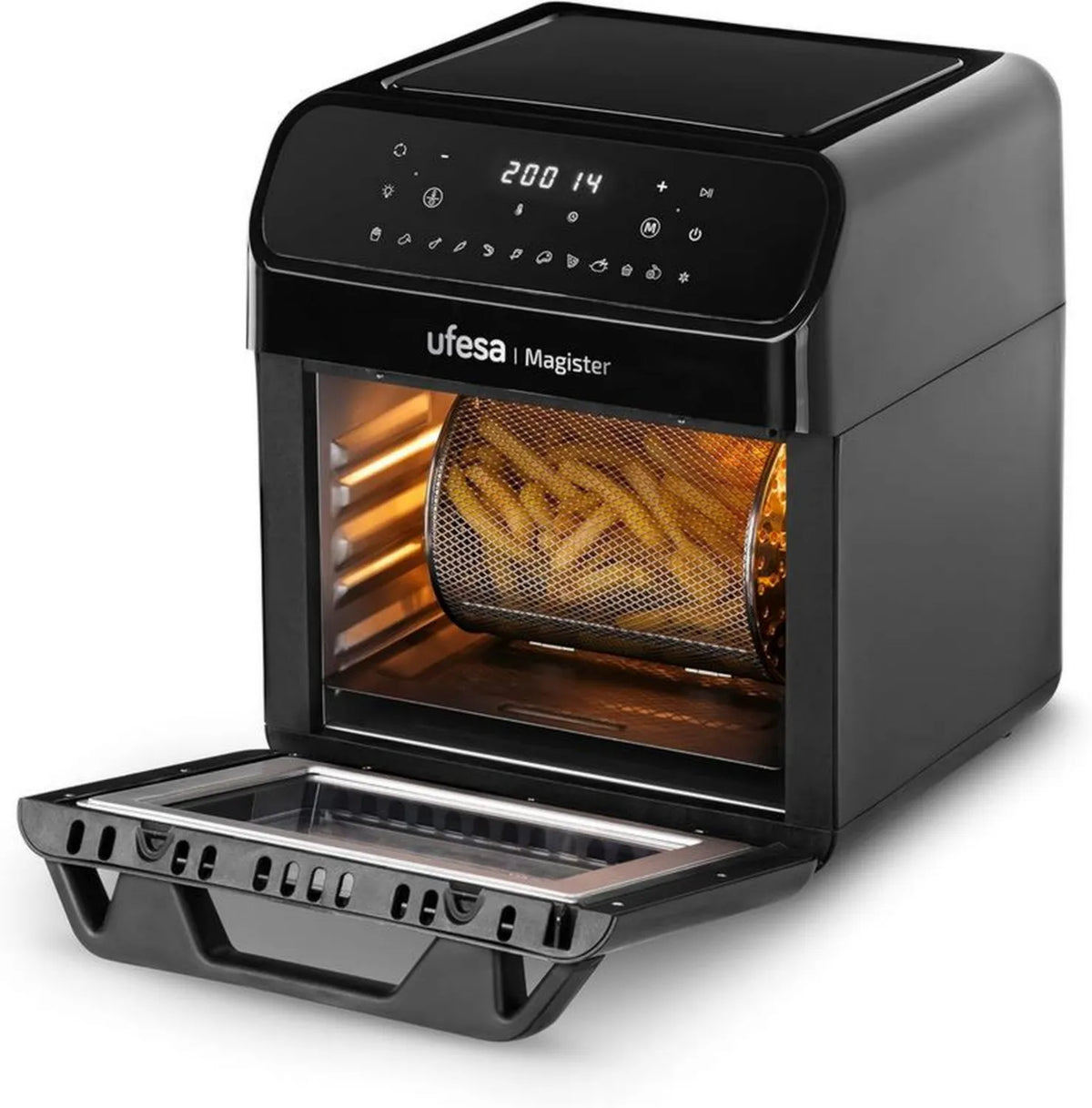 Ufesa Magister Frytkownica Powietrzna 12L z 12 Programami i Akcesoriami, 1850W, Bez BPA
