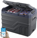 VEVOR 32L Lodówka Samochodowa z Dwiema Strefami, -20°C do 20°C, Kompresorowa 12/24V i 100-240V, Przenośna Zamrażarka Campingowa