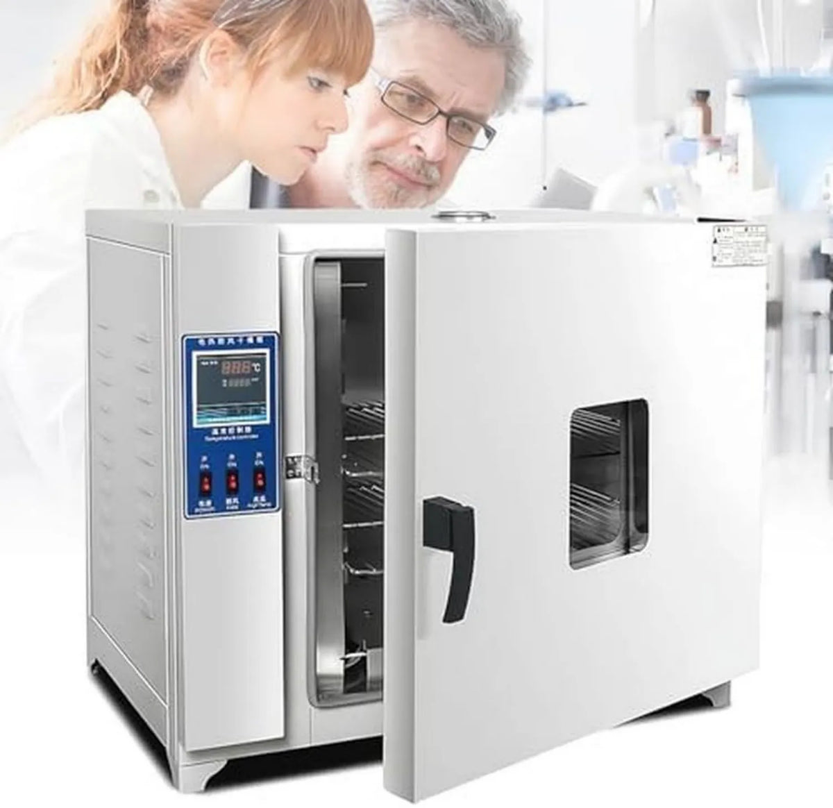 Profesjonalny suszarnik cyfrowy z kontrolą temperatury do laboratoriów 50-280°C