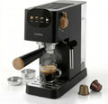 Ekspres do kawy Nordic 20 bar, kapsułki Nespresso i mielona kawa, 1350 W, spieniacz, ekran dotykowy, 1,2 l