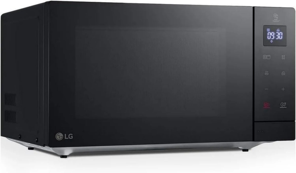 LG kuchenka mikrofalowa 30L z grillem i LED, 900W, szybkie czyszczenie, czarna