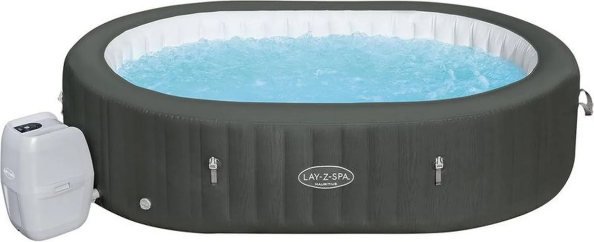 Nadmuchiwany Spa Bestway Lay-Z-Spa Mauritius 7 osobowy, szary 270x180 cm