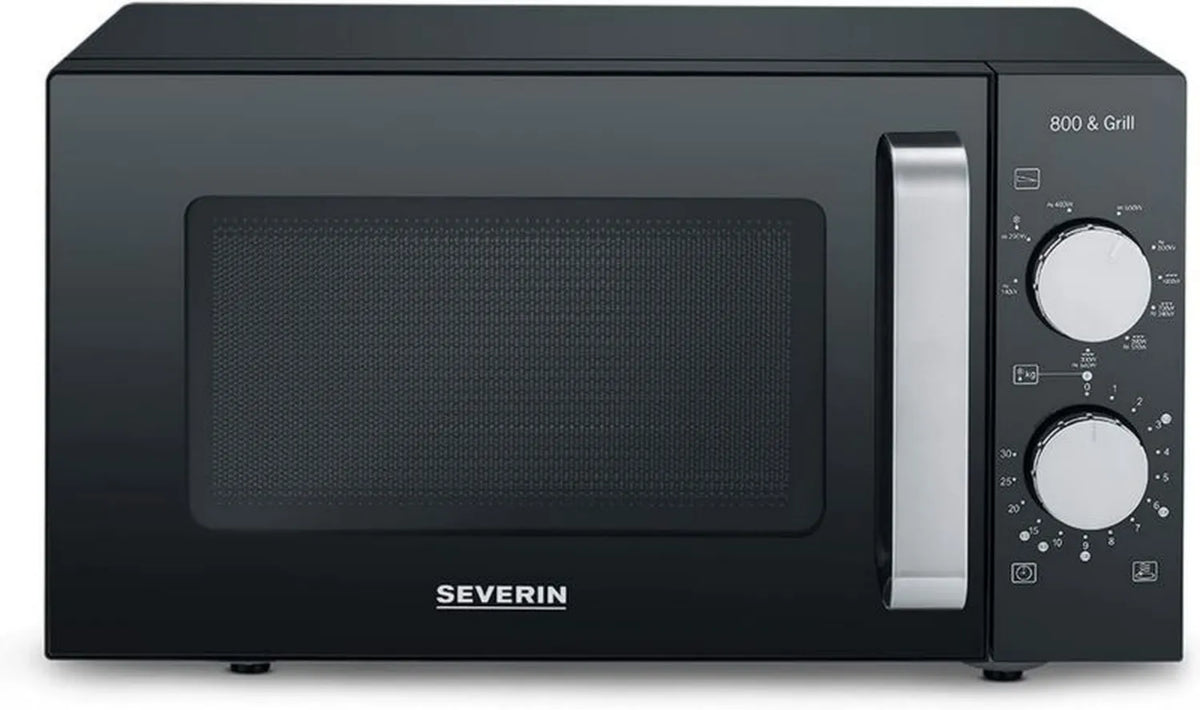 Severin MW 7762 kuchenka mikrofalowa z grillem, ceramiczne dno, 20L, ręczne sterowanie, 800W