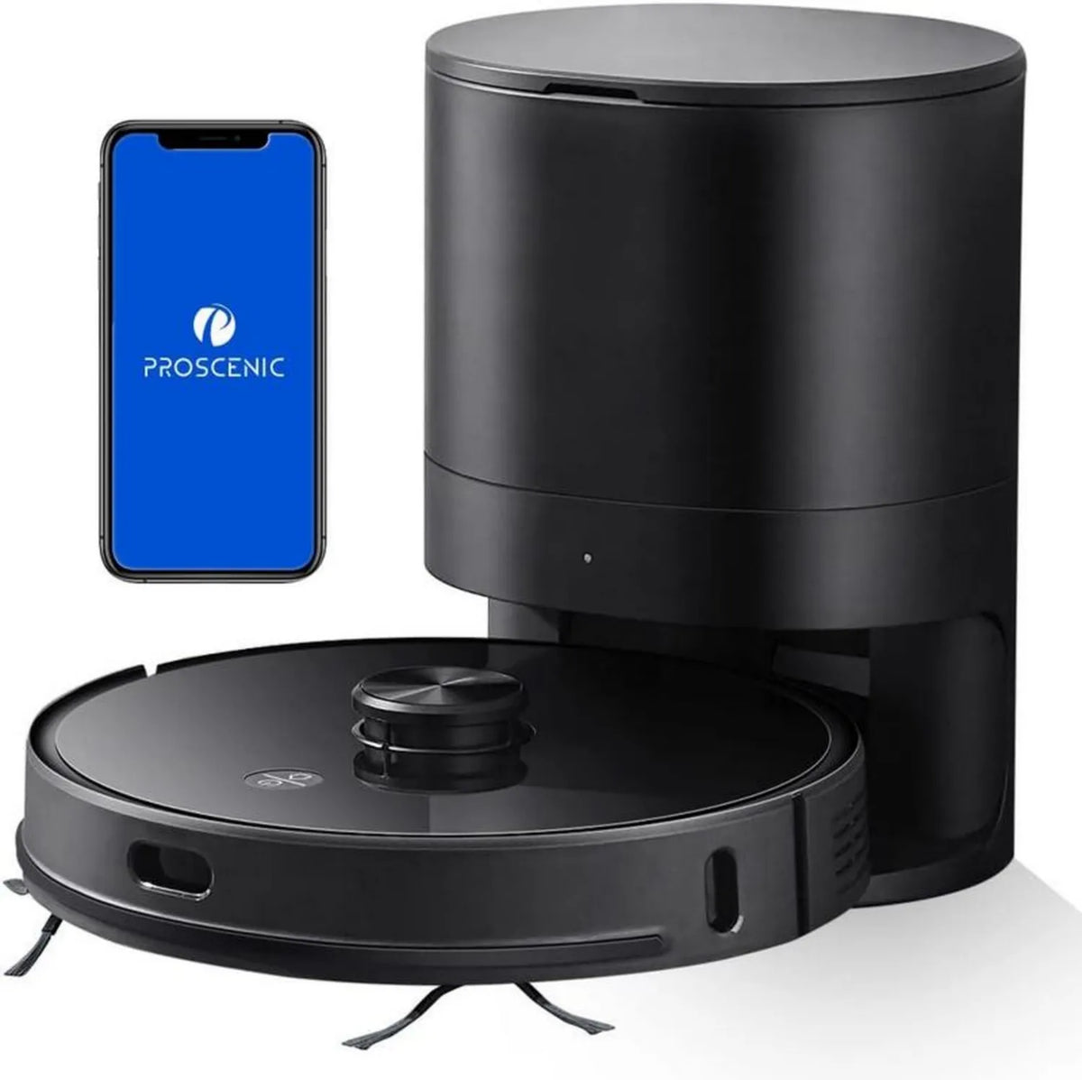 Proscenic M7 PRO Robot Sprzątający z Laserową Nawigacją, Funkcją Mopowania, Wi-Fi, Sterowanie Aplikacją i Alexa