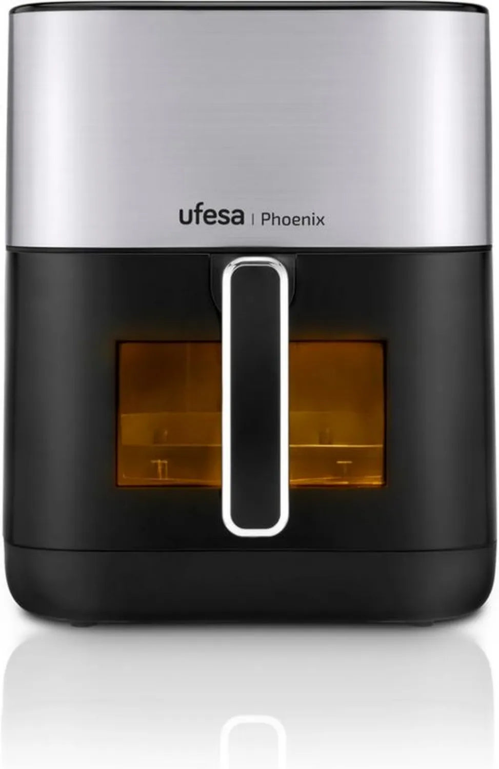 Ufesa Phoenix, frytownica na gorące powietrze, 6L, 1800W, 10 programów, podgląd przez okno