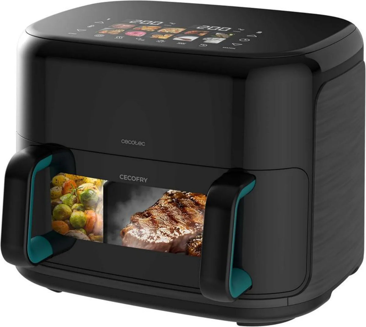 Cecotec Frytkownica Powietrzna 10L, 2800W, Grill i Wędzarnia 3w1