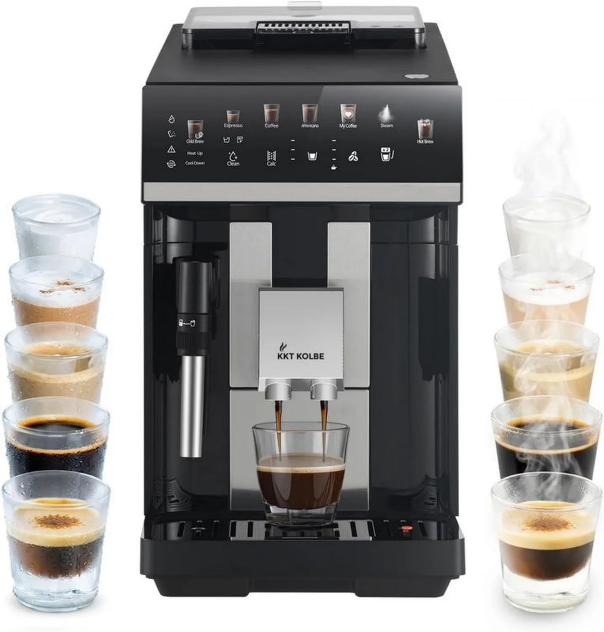 Automatyczny ekspres do kawy KKT Kolbe z funkcją ColdBrew i spienianiem mleka