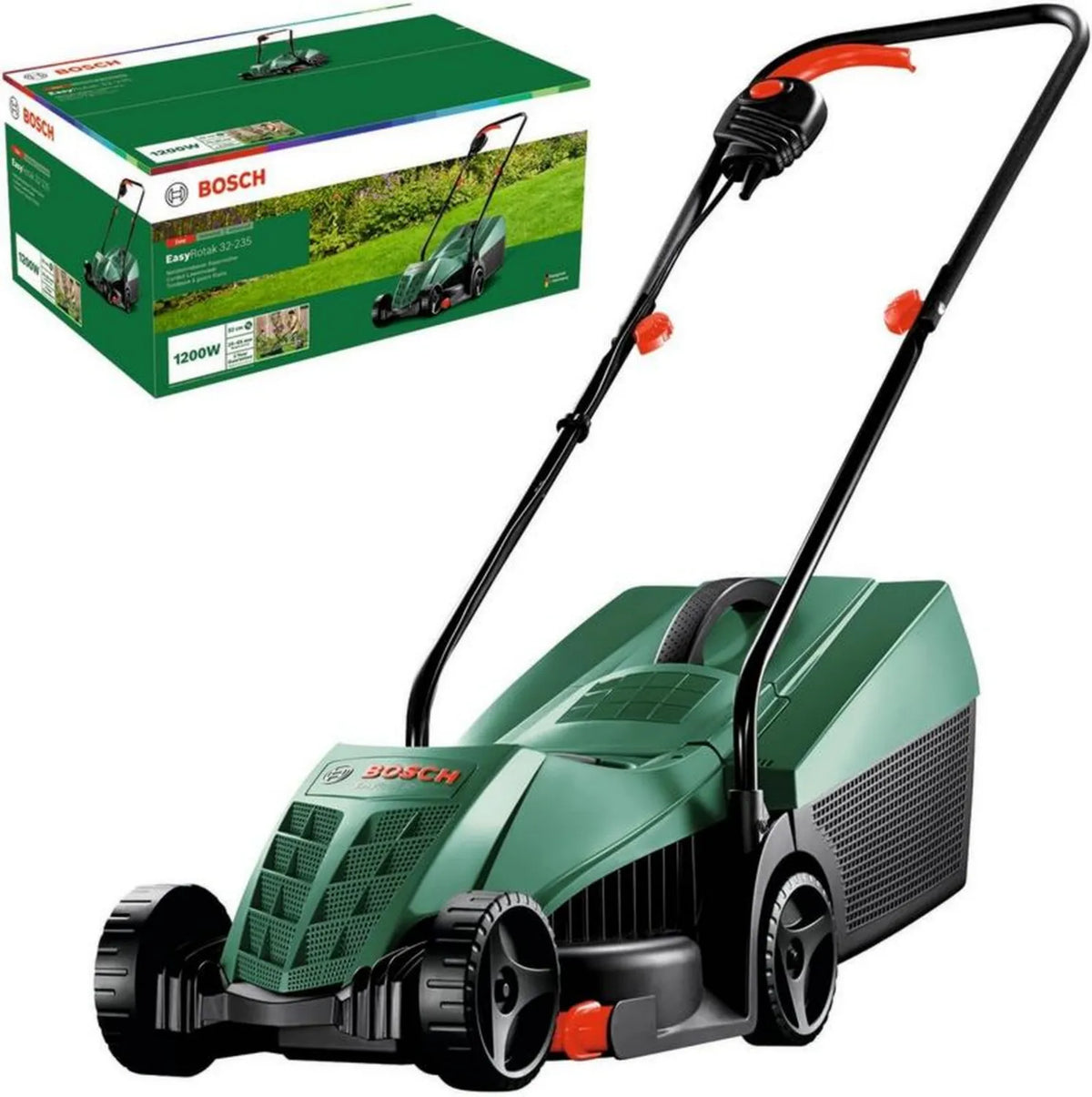 Bosch Elektryczna Kosiarka EasyRotak 32-235, 1200W, 32 cm, 31 l