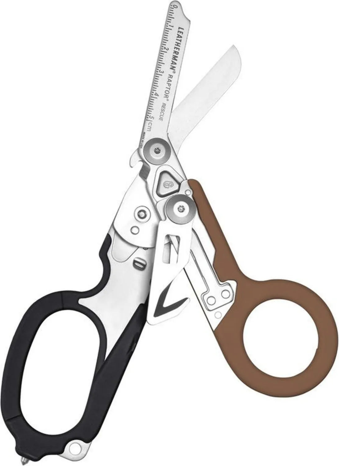 Leatherman Raptor Rescue Narzędzie Ratunkowe z Nożyczkami i Wybijakiem Szyb, Coyote Tan/Czarny