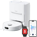 SwitchBot S20 Robot Odkurzacz, zaawansowana AI, 10000 Pa, samoczyszczący, matowy design, zgodność z Apple Home