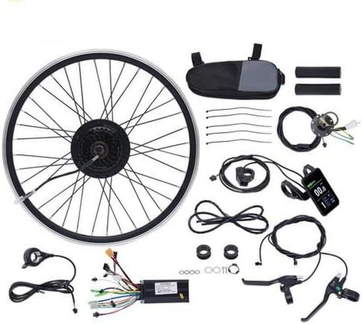 Elektryczny Zestaw Konwersji Roweru 24' 36V 500W z LCD