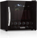 Klarstein Beersafe czarna mini lodówka na napoje z LED, 0-13°C, 47 litrów