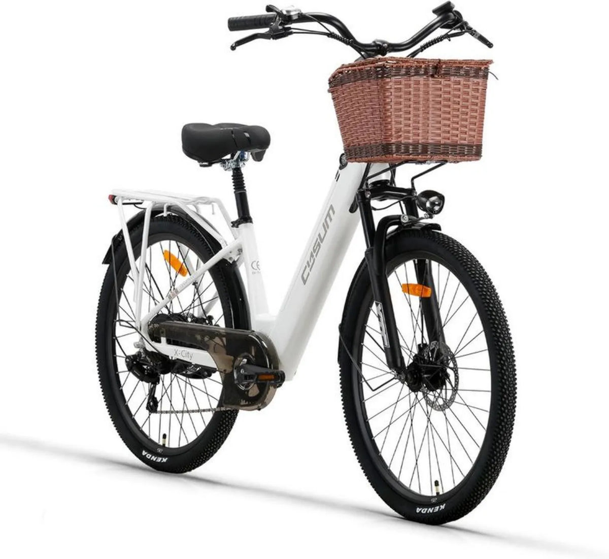 Elektryczny rower Cysum X-City 26' z silnikiem 250W, 48V 10,4Ah, zasięg do 100 km