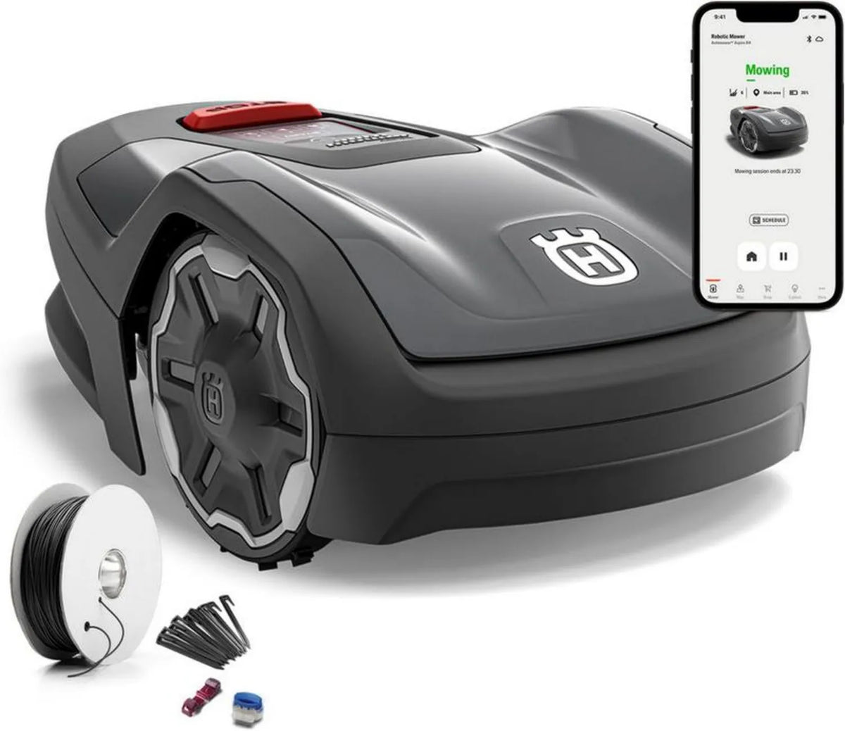Automatyczna kosiarka Husqvarna Automower Aspire R4 do 400 m² z Wi-Fi i Bluetooth