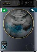 Cecotec Pralka 9kg Bolero Dresscode Inverter Plus z Blue Ice A, 1400 obr./min z funkcją pary i 15 programami
