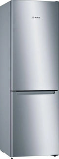 Bosch Lodówko-Zamrażarka Seria 2, 176x60 cm, 192L Chłodziarka + 87L Zamrażarka, NoFrost, Oświetlenie LED