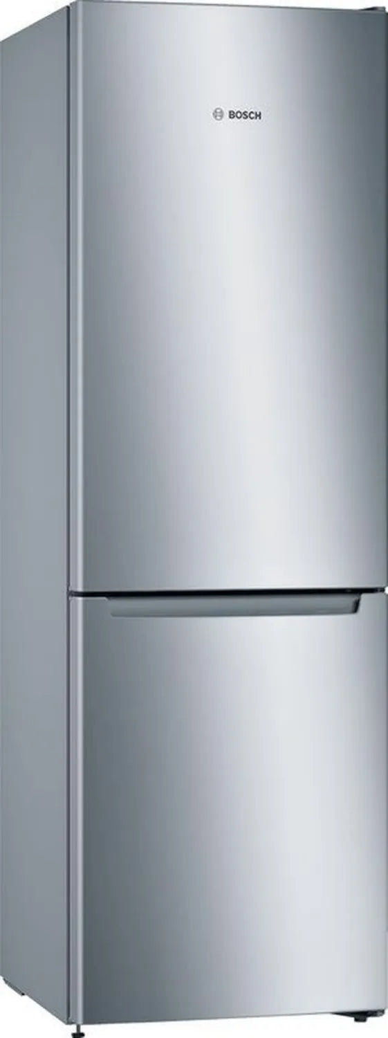 Bosch Lodówko-Zamrażarka Seria 2, 176x60 cm, 192L Chłodziarka + 87L Zamrażarka, NoFrost, Oświetlenie LED