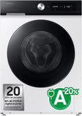 Samsung WW90DB7U94GEU3 - Inteligentna pralka EcoBubble, 9 kg, klasa A-20%, Super Speed 39, automatyczne dozowanie, funkcja pary, biały