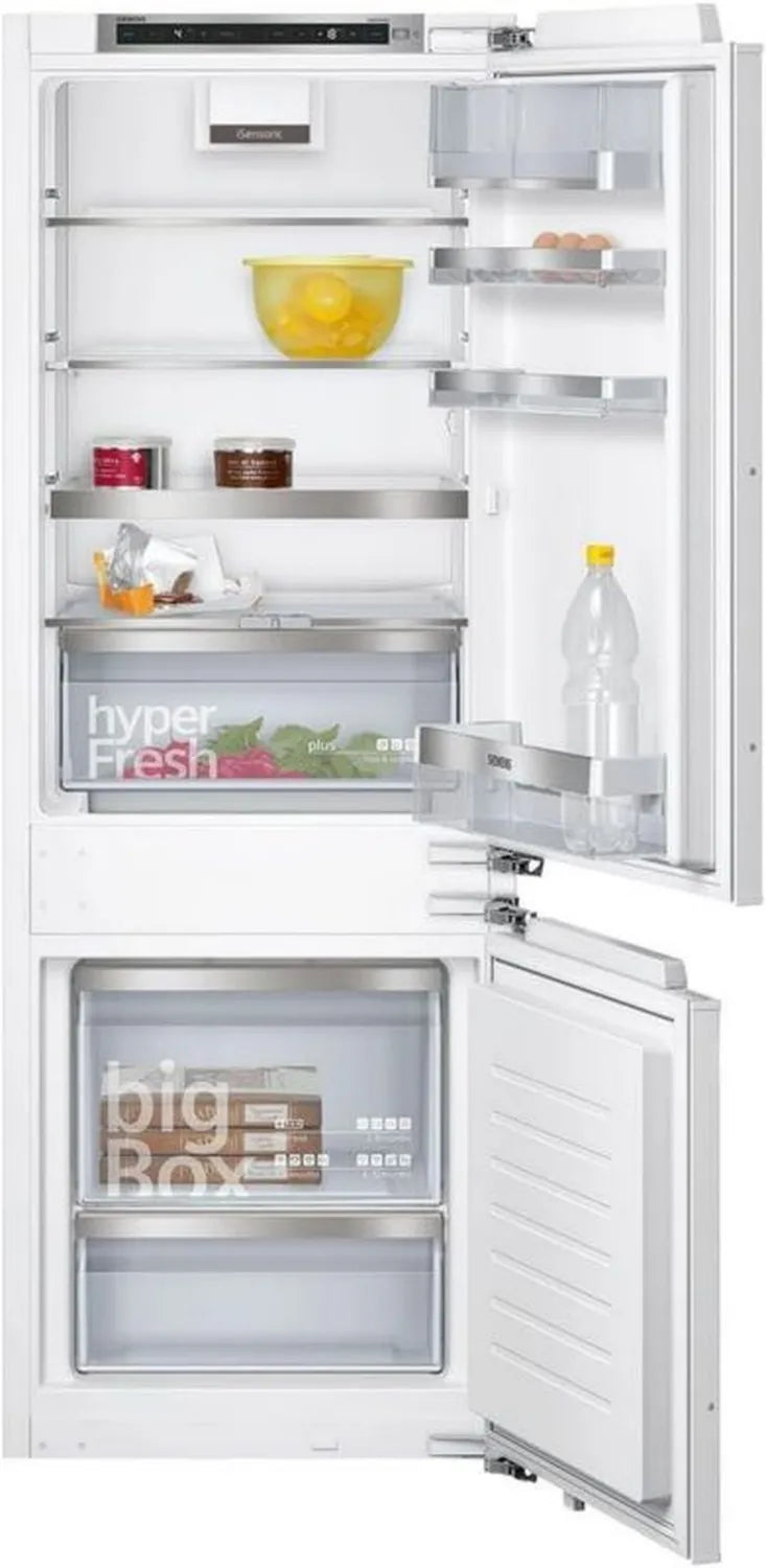 Siemens Lodówka do Zabudowy KI77SADD0, 158cm, 229L, Technika Stałych Drzwi, lowFrost, hyperFresh Plus