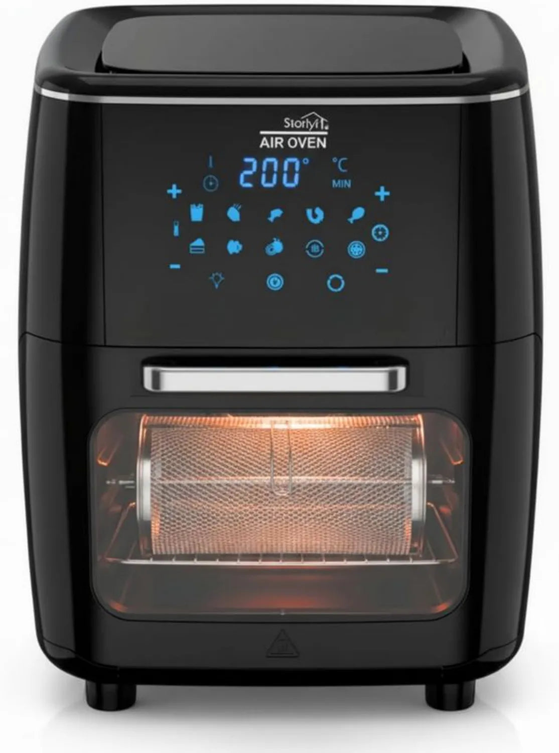 STARLYF Air Oven Frytkownica powietrzna 12L, piekarnik elektryczny 1700W z 10 programami, technologia Air Cycling, panel LED dotykowy, łatwe czyszczenie