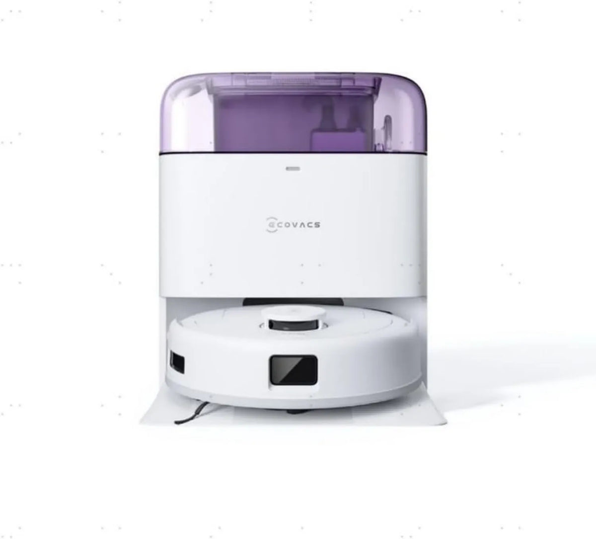 ECOVACS DEEBOT Mini robot sprzątający z funkcją mopowania, 9000 Pa, ZeroTangle 2.0, zaawansowana nawigacja, automatyczne opróżnianie i suszenie