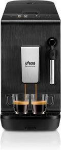 Automatyczny Ekspres do Kawy Ufesa 20 Bar, Espresso i Cappuccino, Kompaktowy z Młynkiem, 1,4L, 1500W