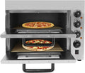 Profesjonalny piec do pizzy 3000 W z regulacją temperatury i czasomierzem
