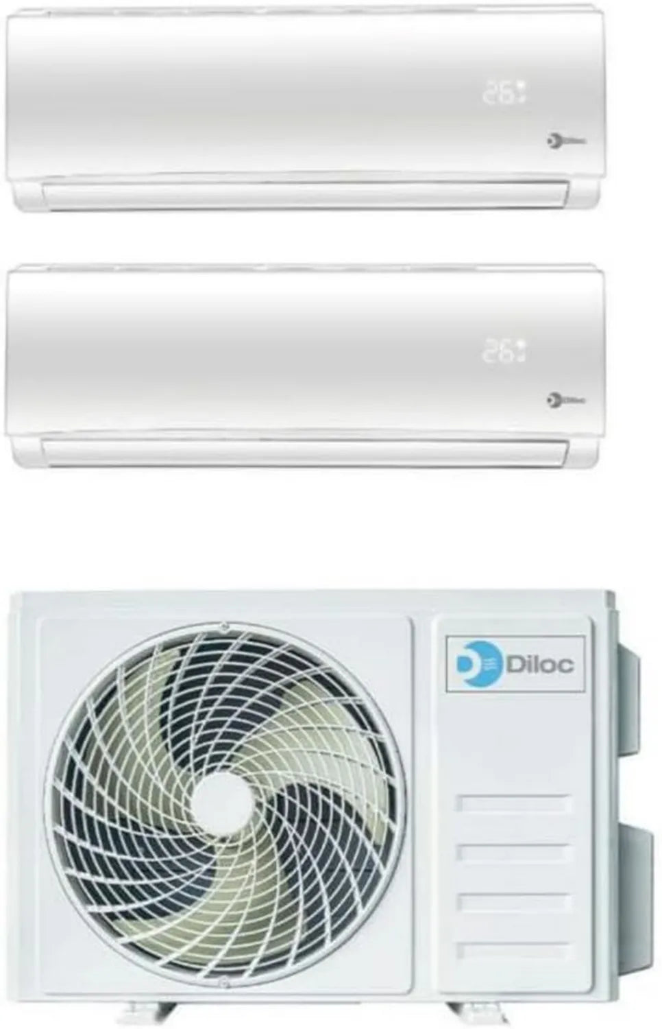 Klimatyzator Inwerterowy Diloc Dual 9000 BTU z Wi-Fi, A++