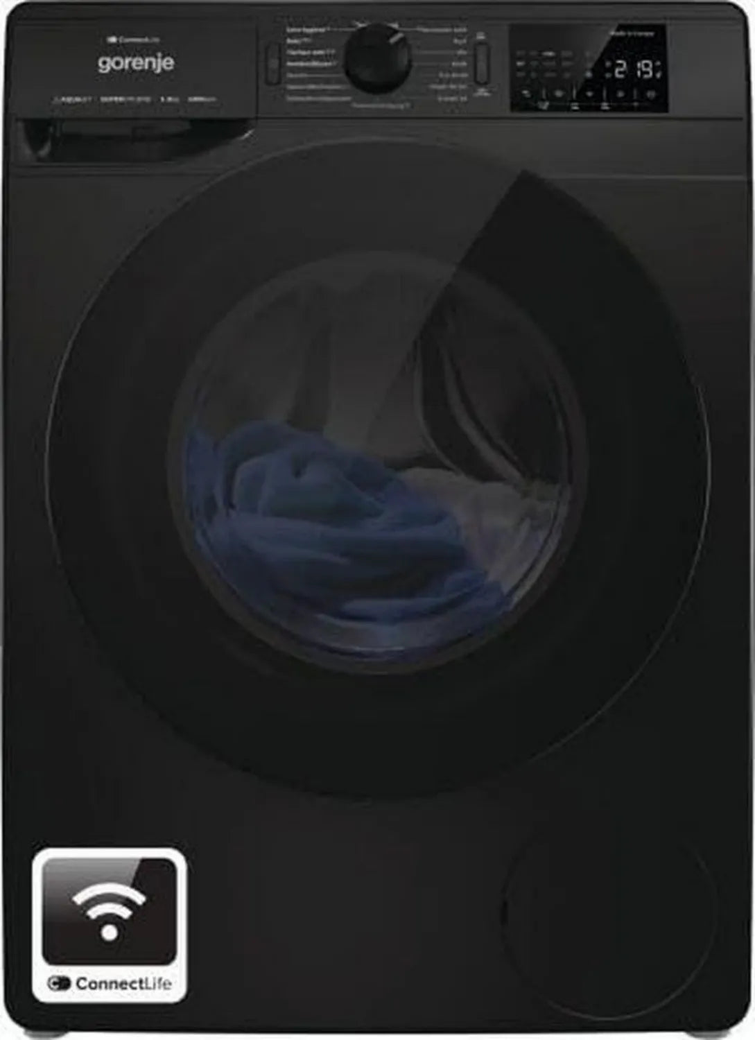 Gorenje WPNEI94A1DTSB pralka 9 kg, 1400 obr./min, funkcja pary, 15 programów, AquaStop, Wave Active, PowerWash, EEK: A-10%