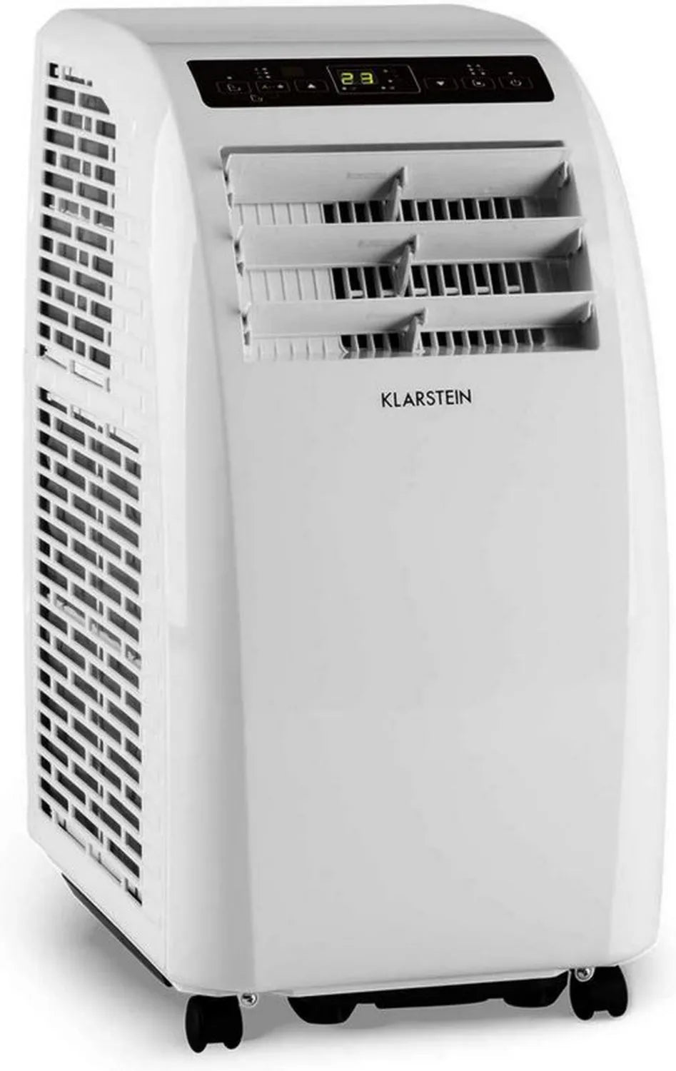 Mobilny klimatyzator Klarstein Metrobreeze Rom 3 w 1, 10.000 BTU, osuszanie, timer, pilot, biały