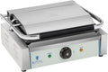 Elektryczny grill kontaktowy 2200W Royal Catering - gładka płyta dolna, rowkowana górna