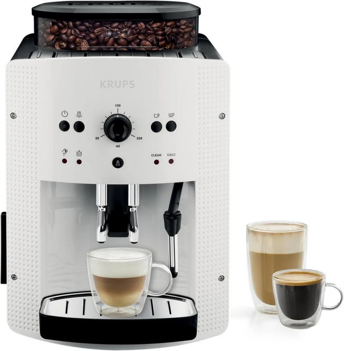 Krups Arabica Ekspres do Kawy, Biały/Czarny, 1450 W, 230 V