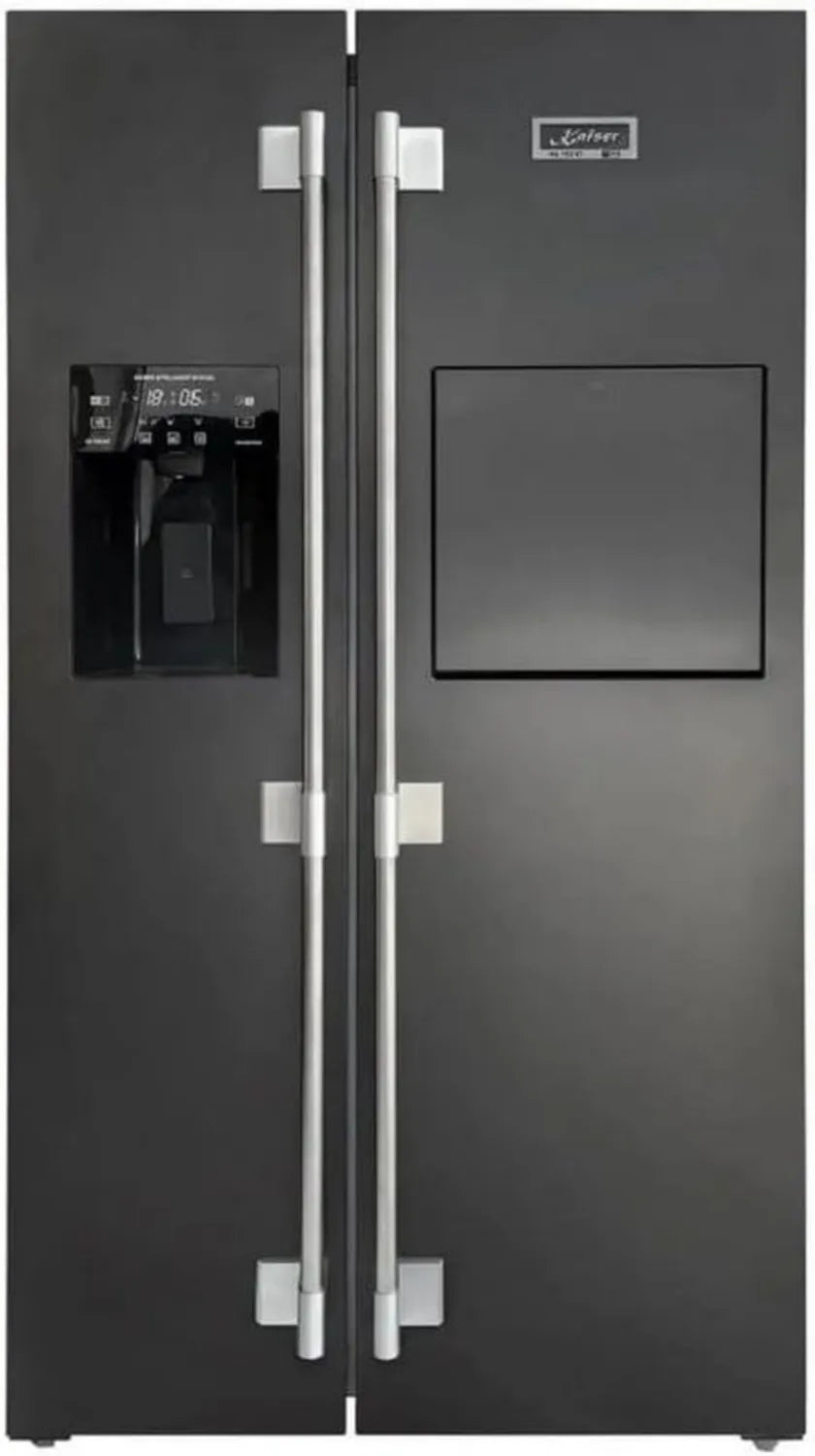 Kaiser KS 90500 RS, lodówka Side-by-Side, 556 l, No Frost, Fresh ICE, Multi-Bar, stałe przyłącze wody